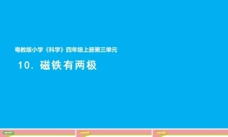 小学科学新粤教粤科版四年级上册三四五单元教学课件（2026秋新版）.rar