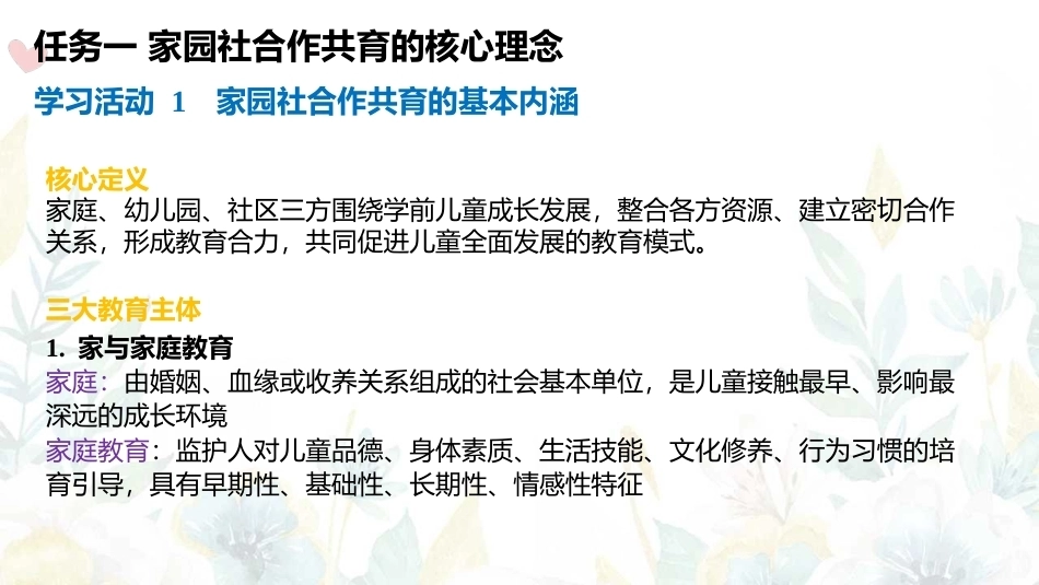 家园社合作共育：家园社合作共育的理论基础PPT教学课件.pptx_第3页