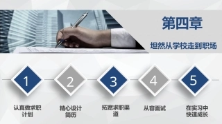就业设计第三版：坦然从学校走到职场PPT教学课件.pptx