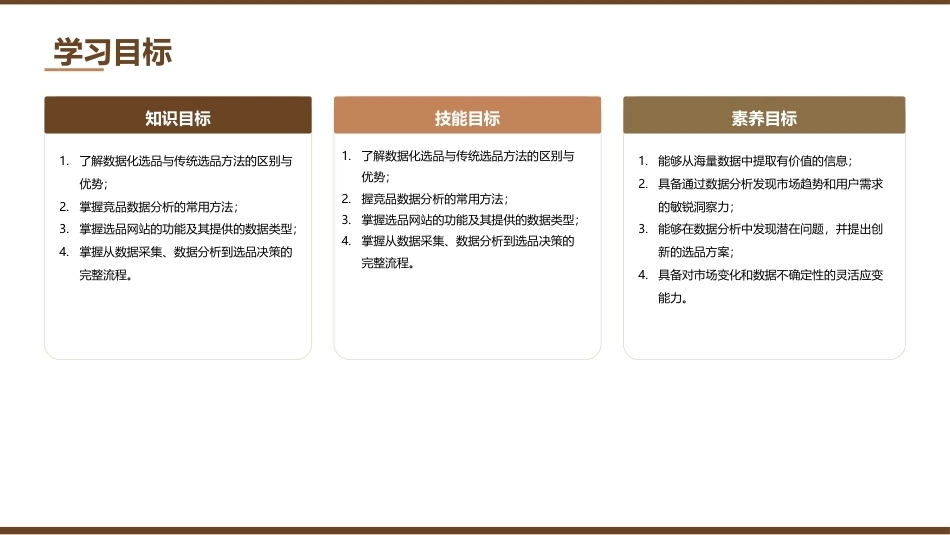跨境电商数据分析与决策：数据化选品PPT教学课件.pptx_第2页