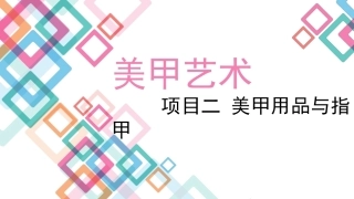 美甲艺术：美甲用品与指甲教学课件.pptx