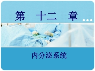 人体解剖学：内分泌系统PPT教学课件.pptx