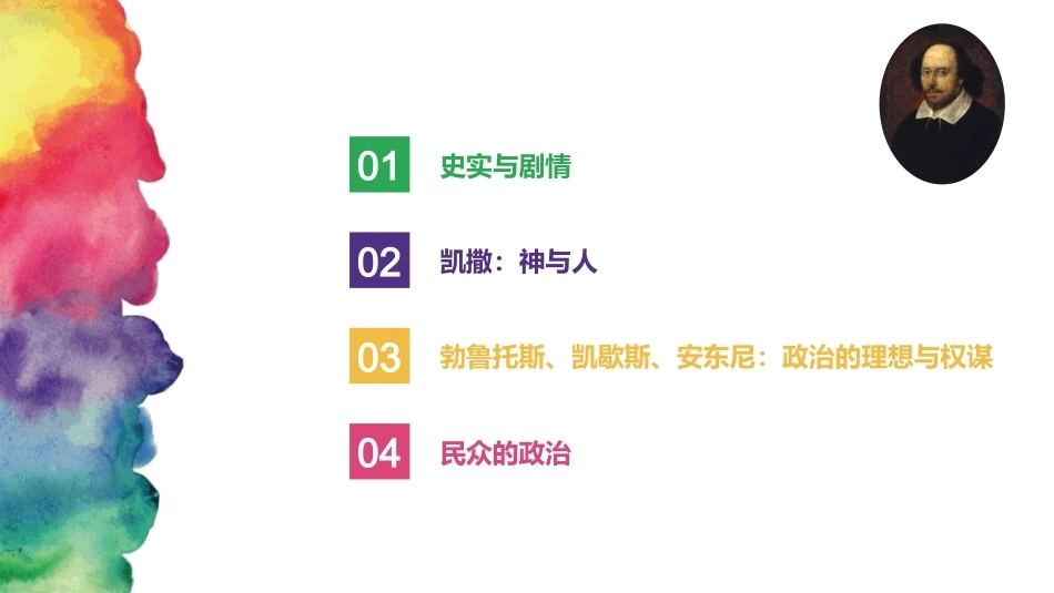 莎士比亚戏剧导读：裘力斯·凯撒PPT教学课件.pptx_第2页