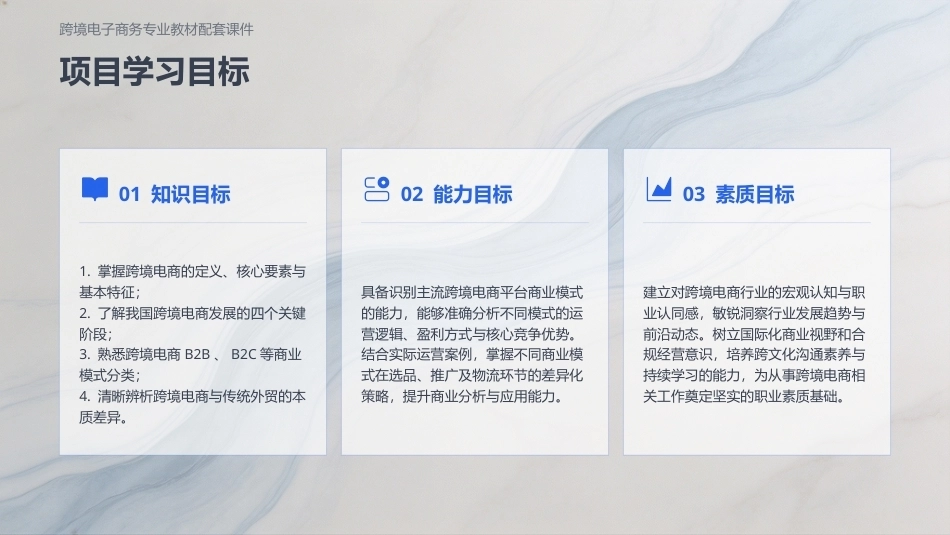 商务数据分析与应用：跨境电子商务认知PPT教学课件.pptx_第2页