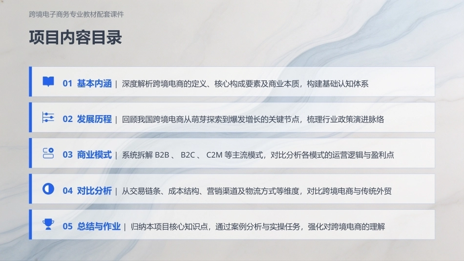 商务数据分析与应用：跨境电子商务认知PPT教学课件.pptx_第3页