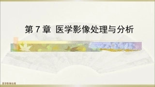 生物多组学数据分析方法：医学影像处理与分析PPT教学课件.pptx