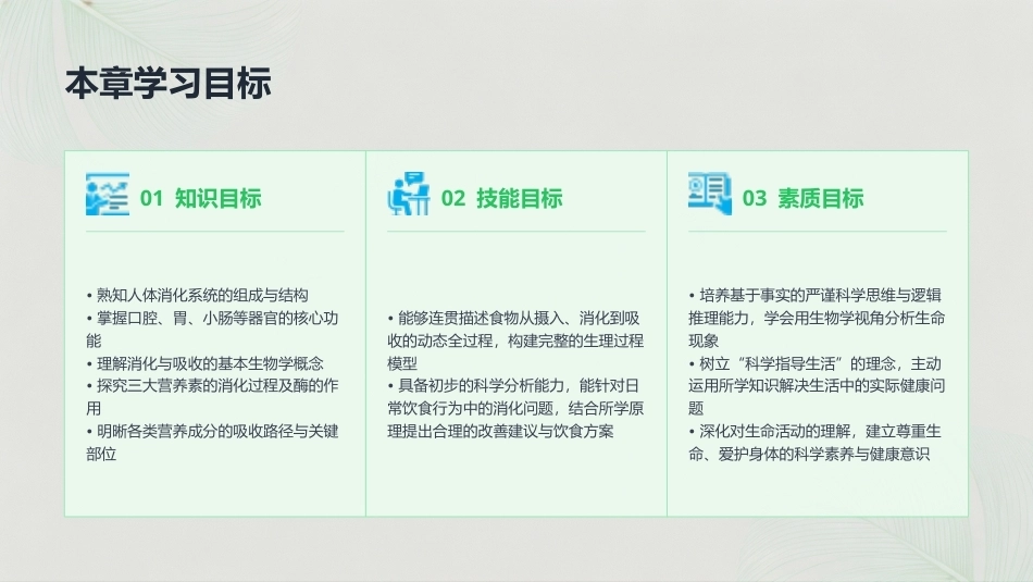 食品营养与健康中职：食物的消化与吸收PPT教学课件.pptx_第2页