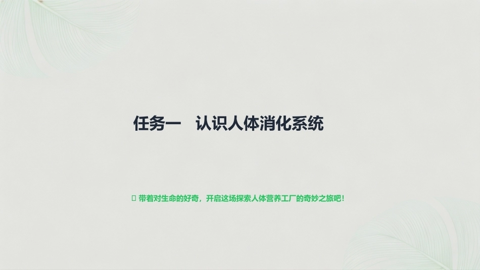食品营养与健康中职：食物的消化与吸收PPT教学课件.pptx_第3页