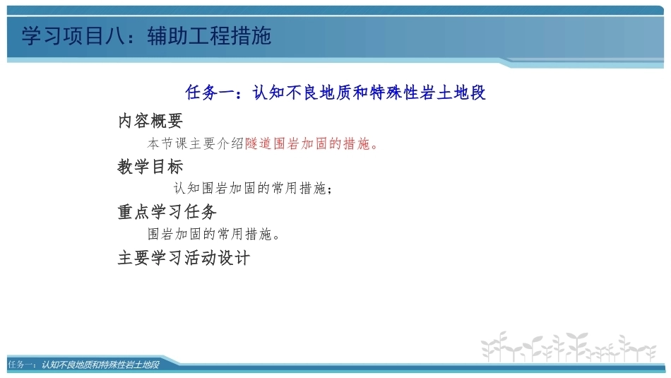 隧道施工与检测技术（第2版）：不良地质情况及辅助工程措施PPT教学课件.pptx_第3页