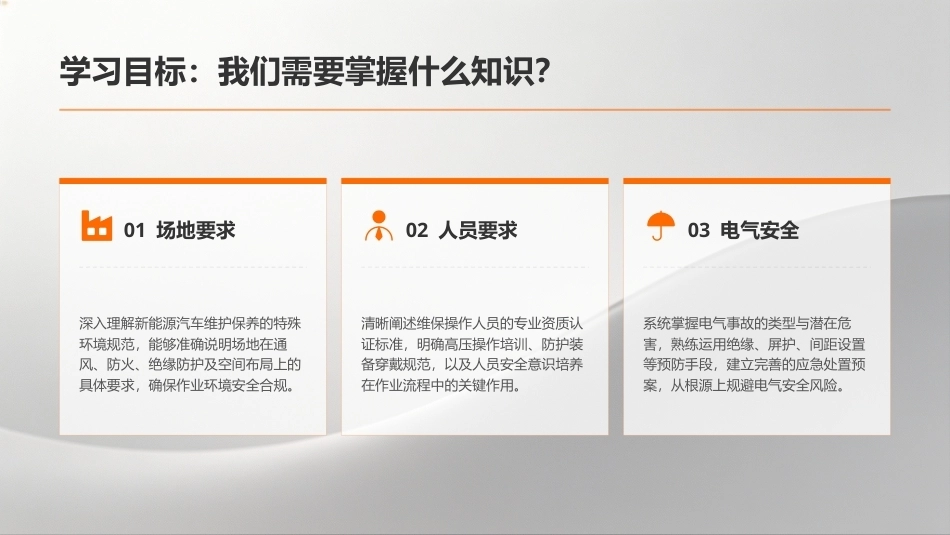 新能源汽车维护与故障诊断：项目1新能源汽车维护保养前的准备PPT教学课件.pptx_第3页