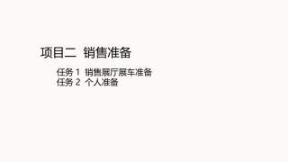 新能源汽车销售实务（活页式）：销售准备PPT教学课件.pptx