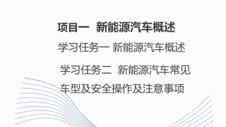 新能源汽车销售实务（活页式）：新能源汽车概述PPT教学课件.pptx
