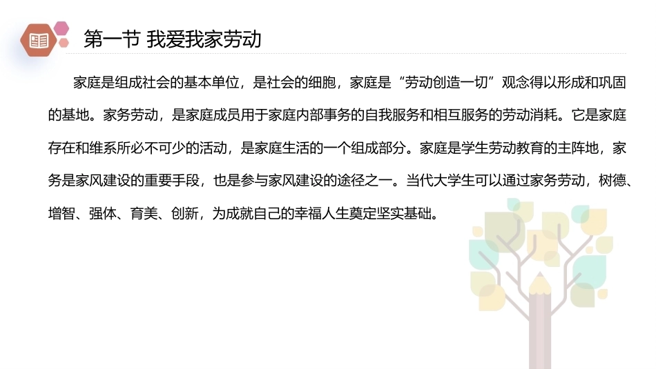 新时代大学生劳动教育教程：建设美丽家园PPT教学课件.pptx_第2页