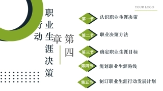 新时代高职生职业生涯规划：职业生涯决策与行动PPT教学课件.pptx