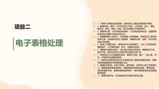 信息技术与人工智能基础：电子表格处理PPT教学课件.pptx