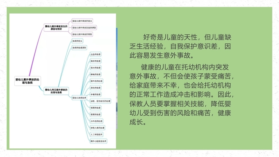 婴幼儿健康保育：婴幼儿意外事故的处理与急救PPT教学课件.pptx_第3页
