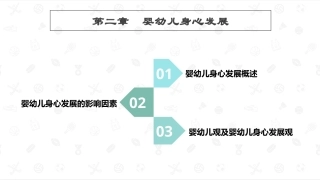 婴幼儿教育学：婴幼儿身心发展PPT教学课件.pptx