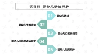 婴幼儿生活照护：婴幼儿清洁照护PPT教学课件.pptx