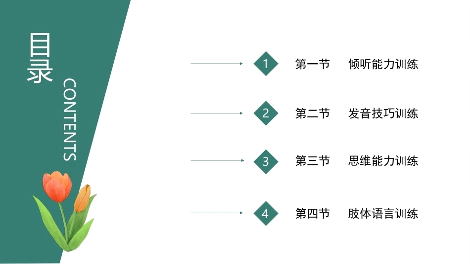 幼儿教师口语第二版：与口语相关的基础练习PPT教学课件.pptx_第2页