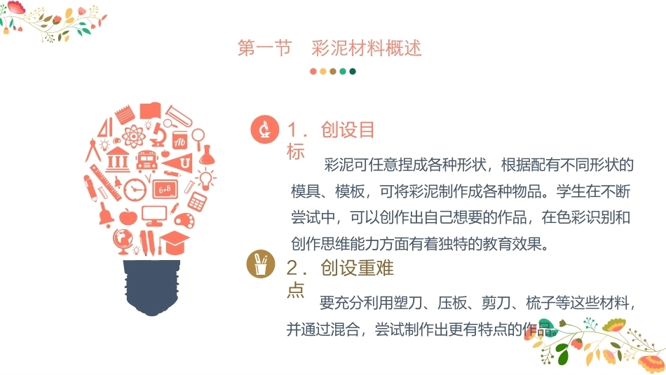 幼儿园手工-指尖上的创意第二版：手工彩泥PPT教学课件.pptx_第3页