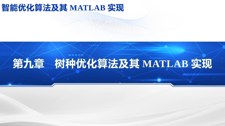 智能优化化算法及其MATLAB实现：树种优化算法PPT教学课件.pptx_第1页