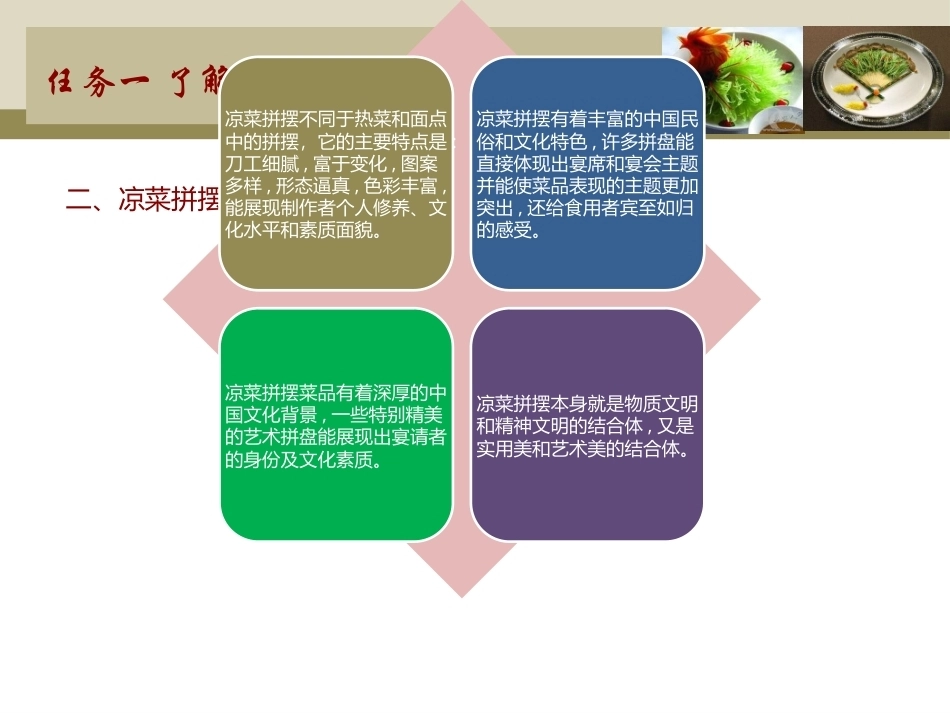 中式凉菜制作技术（中职）：认识凉菜拼摆工艺PPT教学课件.pptx_第3页