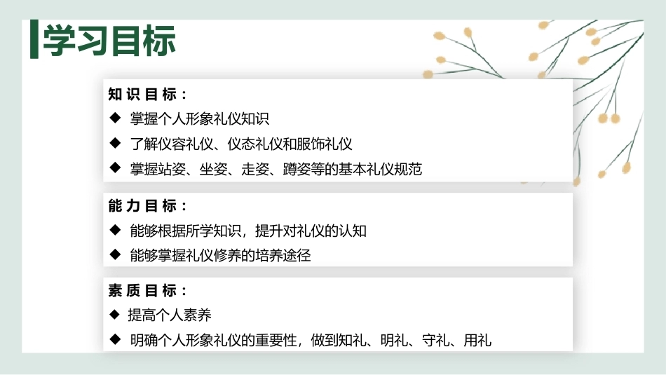 中职生礼仪修养：彬彬有礼，婉婉有仪——个人形象礼仪PPT教学课件.pptx_第2页