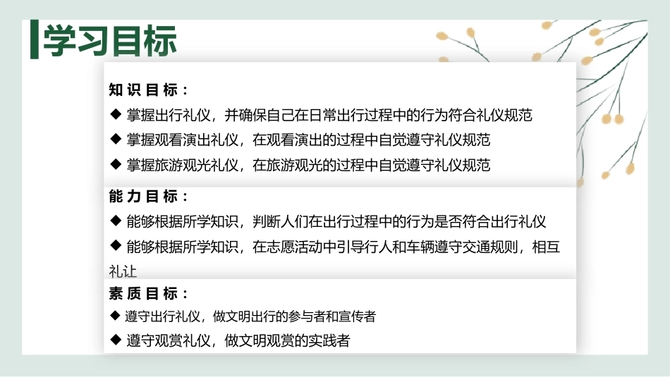 中职生礼仪修养：文明守礼，和谐出行——公共场所礼仪PPT教学课件.pptx_第2页