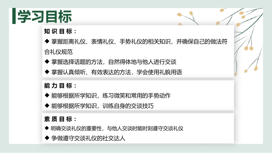 中职生礼仪修养：与人善言，暖于布帛——交谈礼仪PPT教学课件.pptx_第3页