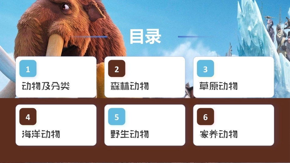 儿童学习认识动物PPT主题学习活动.pptx_第2页