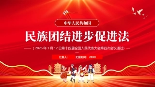 《中华人民共和国民族团结进步促进法》PPT主题学习课件.pptx