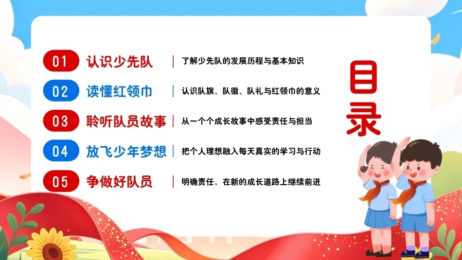 2026少先队员少先队知识PPT学习少先队知识争做新时代好队员.pptx_第2页