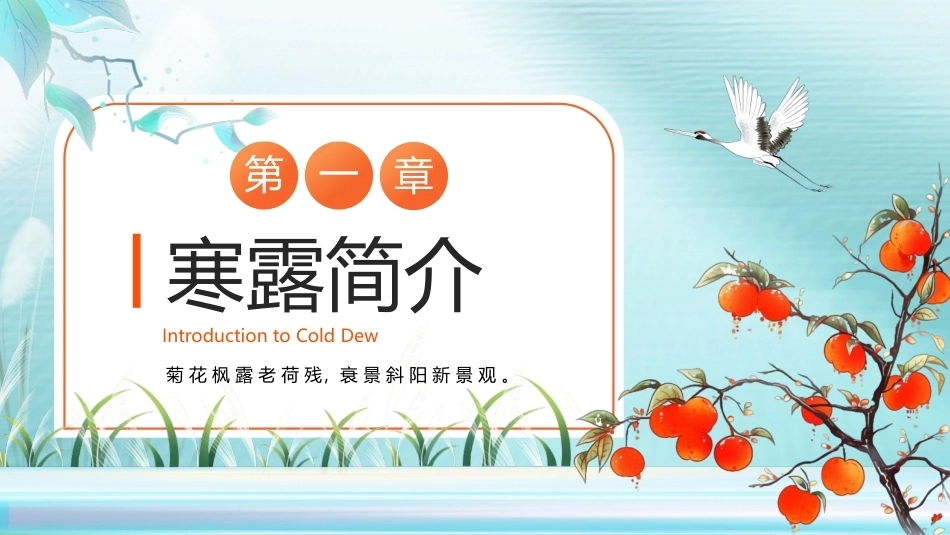 2026深秋寒露谈养生PPT主题课件.pptx_第3页