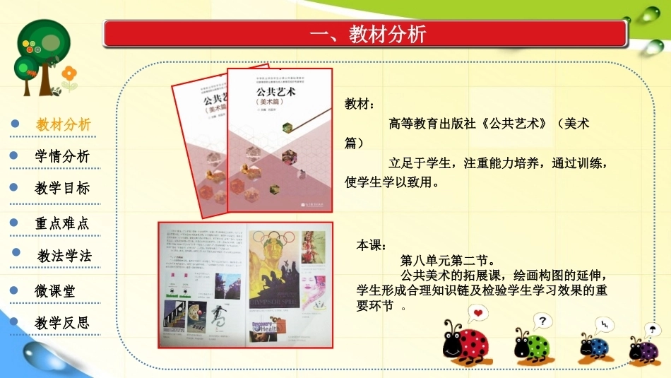 全国“创新杯”说课大赛公共艺术类优秀作品：《广告构图》说课课件.ppt_第3页
