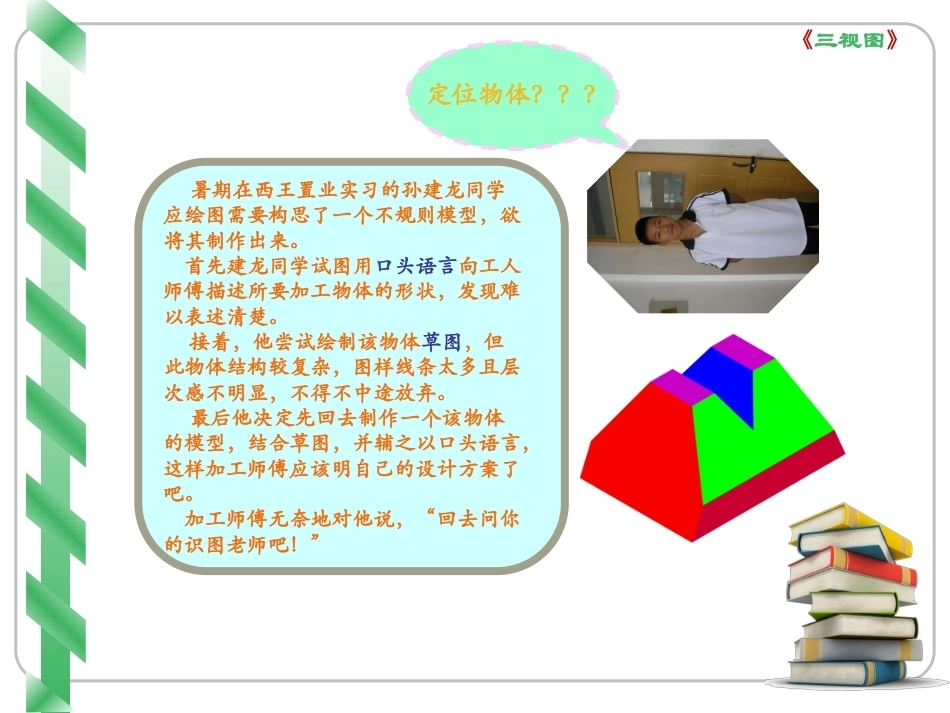 全国“创新杯”说课大赛建筑类优秀作品：三面正投影图(上课课件).ppt_第2页