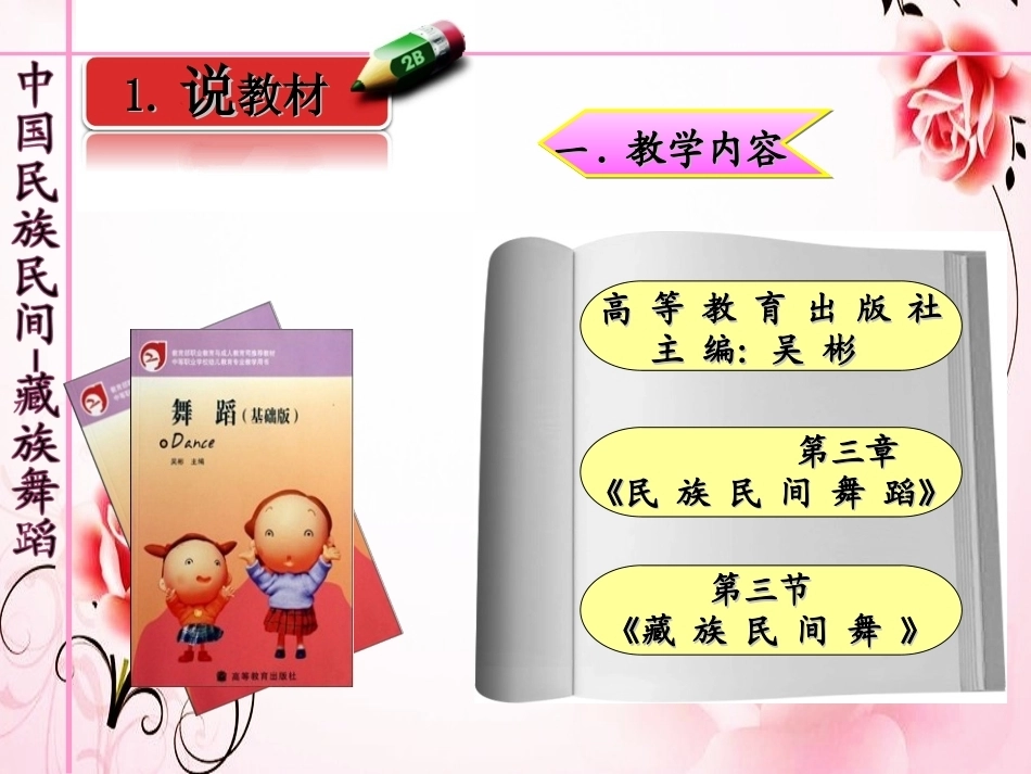 全国“创新杯”说课大赛学前教育类优秀作品：动物简笔画藏族舞蹈说课课件.ppt_第3页