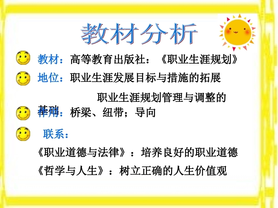 全国“创新杯”说课大赛职业生涯规划类优秀作品：做好由“学校人”到“职业人”的角色转换说课课件.ppt_第3页