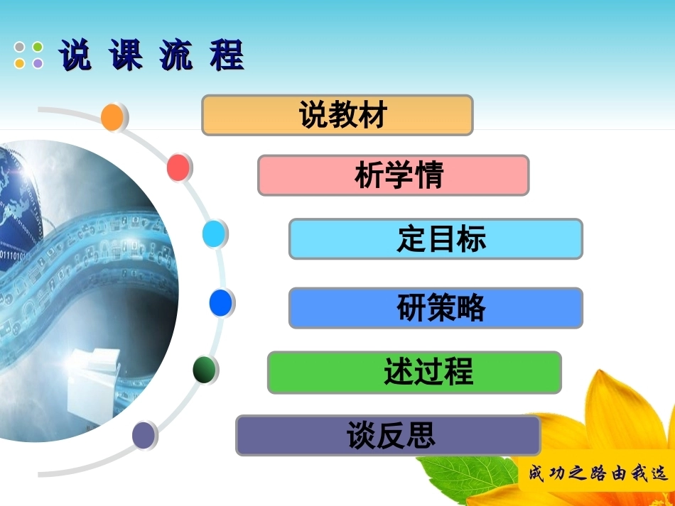 全国“创新杯”说课大赛心理健康类优秀作品：《成功之路由我选-升学与就业适应》说课课件.ppt_第3页