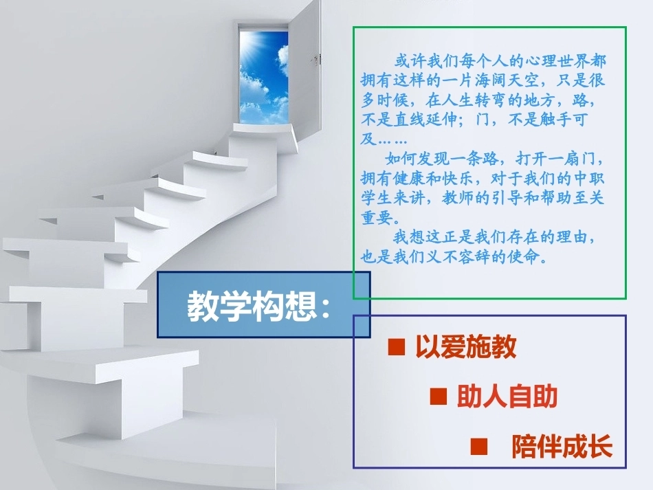 全国“创新杯”说课大赛心理健康类优秀作品：阳光总在风雨后说课课件.ppt_第2页