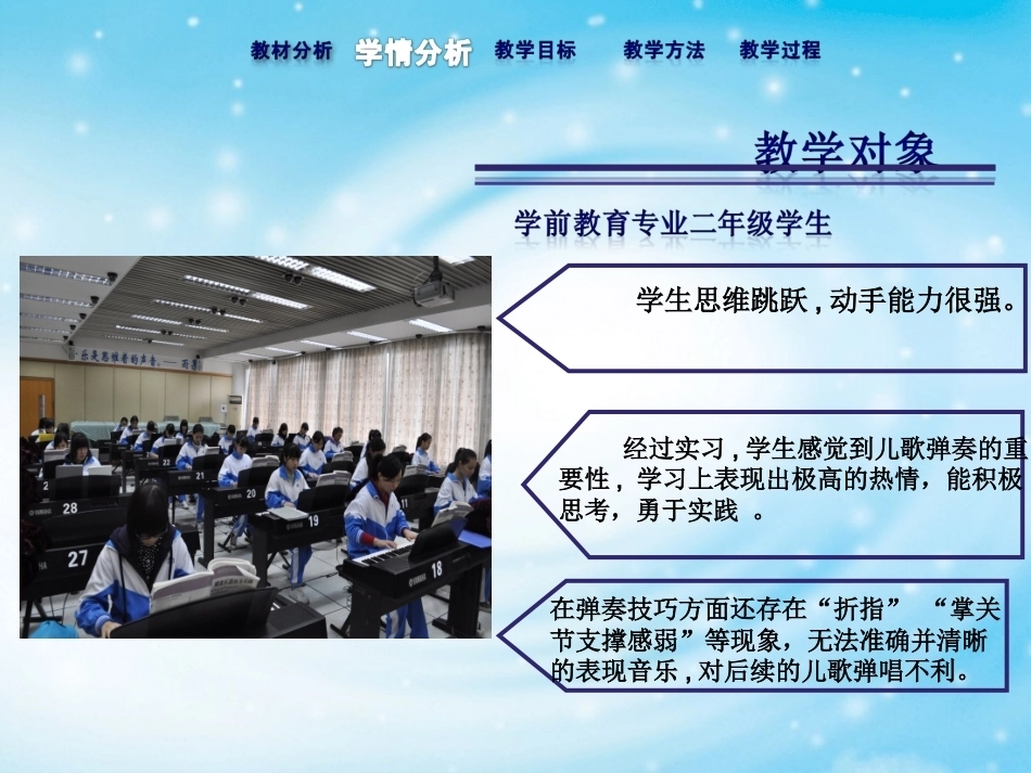 全国“创新杯”说课大赛学前教育类优秀作品：跳奏技巧在儿歌伴奏中的运用说课课件.ppt_第3页