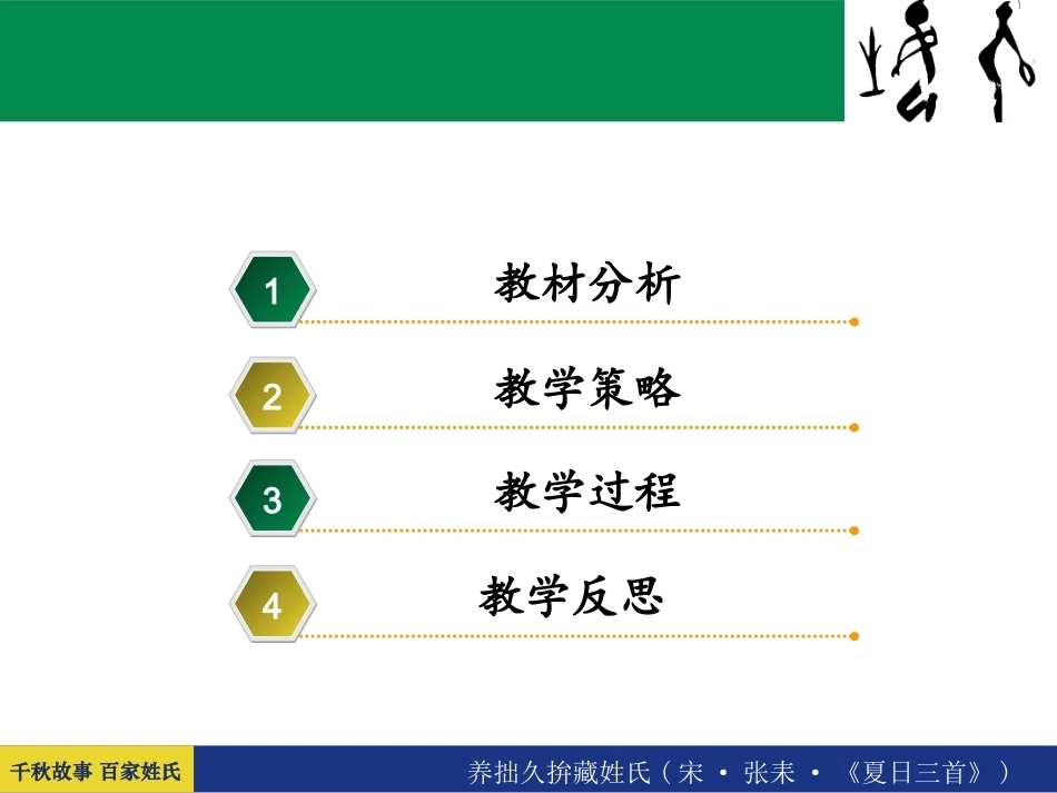 全国“创新杯”说课大赛旅游服务类优秀作品：《千秋故事 百家姓氏--姓氏》说课课件.ppt_第3页