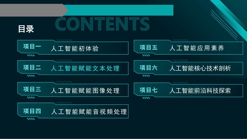 人工智能应用基础：项目七人工智能前沿科技探索PPT教学课件.pptx_第2页