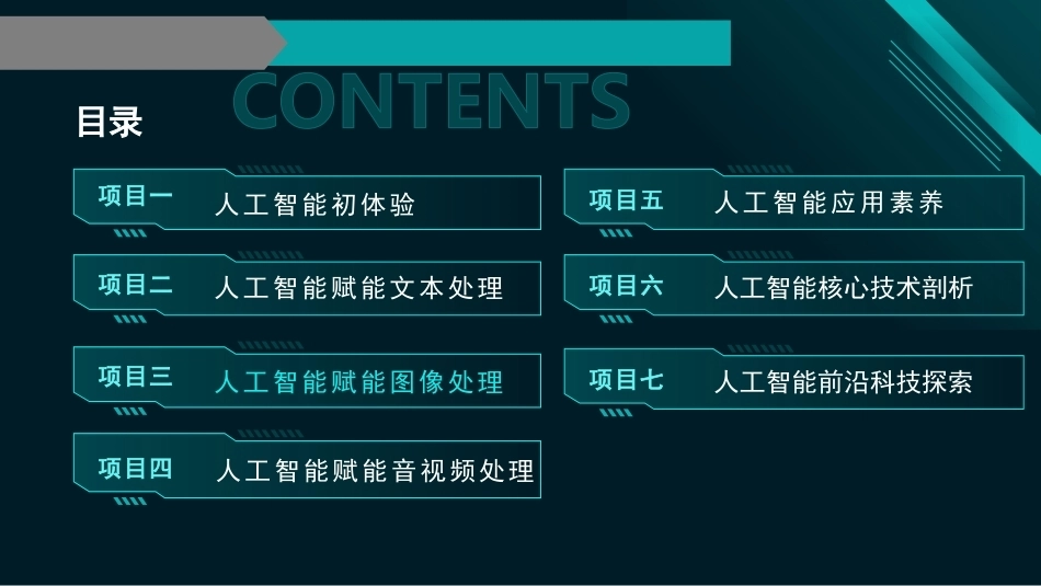 人工智能应用基础：项目三人工智能赋能图像处理PPT教学课件.pptx_第2页