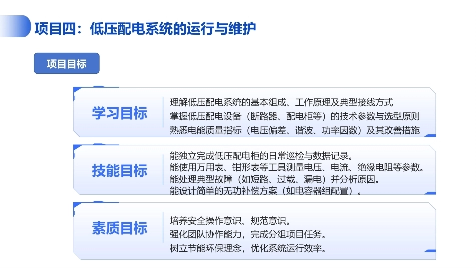 数据中心供配电系统运维：低压配电系统的运行与维护PPT教学课件.pptx_第2页
