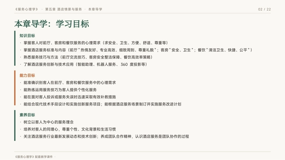 服务心理学：第5章酒店情景与服务PPT教学课件.pptx_第2页