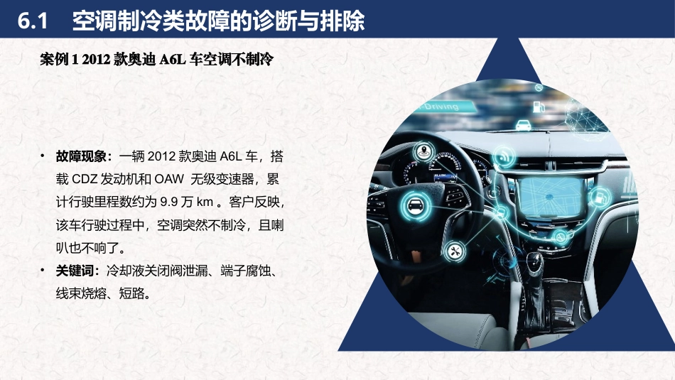 汽车空调结构与维修 (微课版)：空调系统典型故障案例诊断与排除PPT教学课件.pptx_第2页