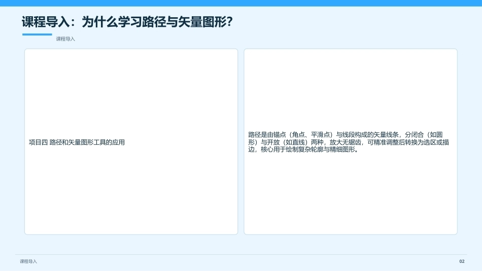 Photoshop2022版创意实训教程：项目4路径和矢量图形工具的应用PPT教学课件.pptx_第2页