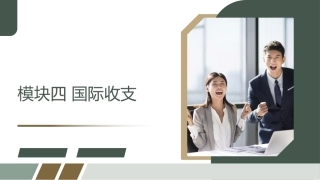 国际金融（第4版）：模块4国际收支PPT教学课件.pptx