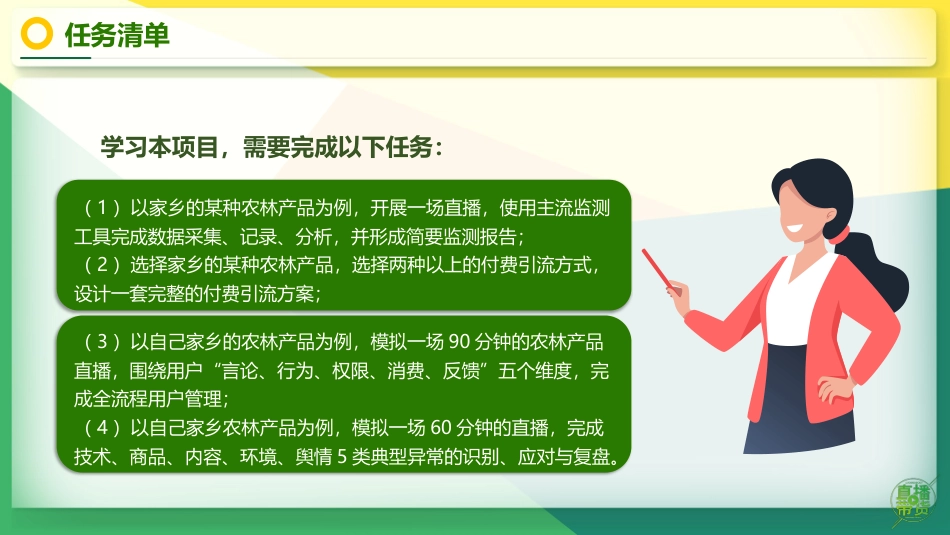 农林产品直播营销：项目10监控农林产品直播过程PPT教学课件.pptx_第3页