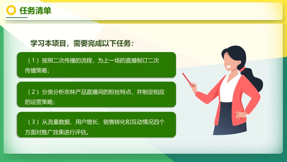 农林产品直播营销：项目12农林产品直播后期推广PPT教学课件.pptx_第3页